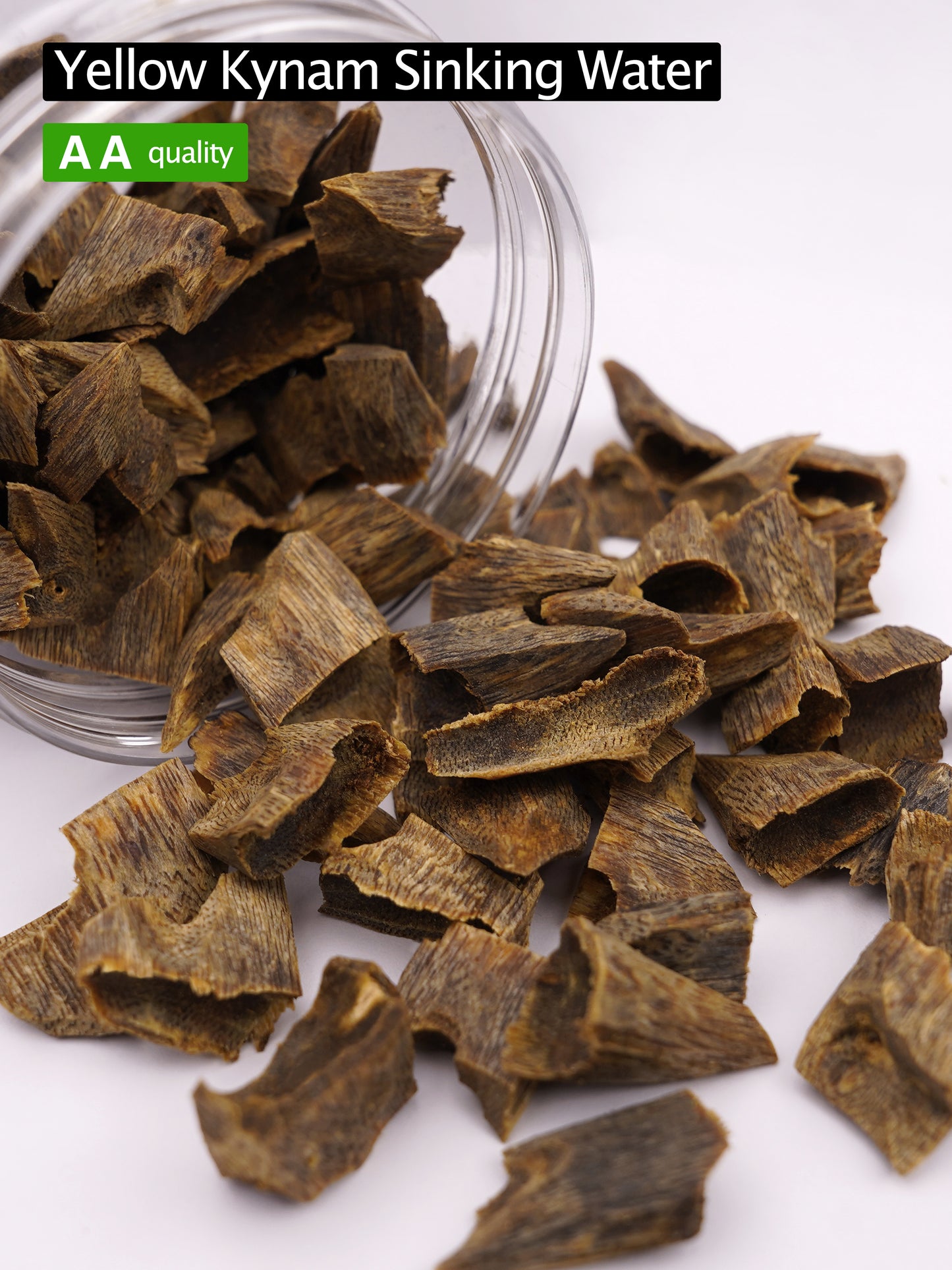 【Yellow Kynam  Agarwood Sinking Water】Kynam logs | Agarwood chips | High oil content | Natural incense | Aromatherapy helps sleep and calms the mind |【EXW】