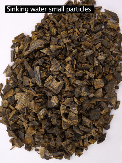 【Sinking water small particles of agarwood】Qinan raw materials | AA quality | Agarwood raw materials with high oil content | Aromatic wood chips | | Very suitable for prayer |【EXW】