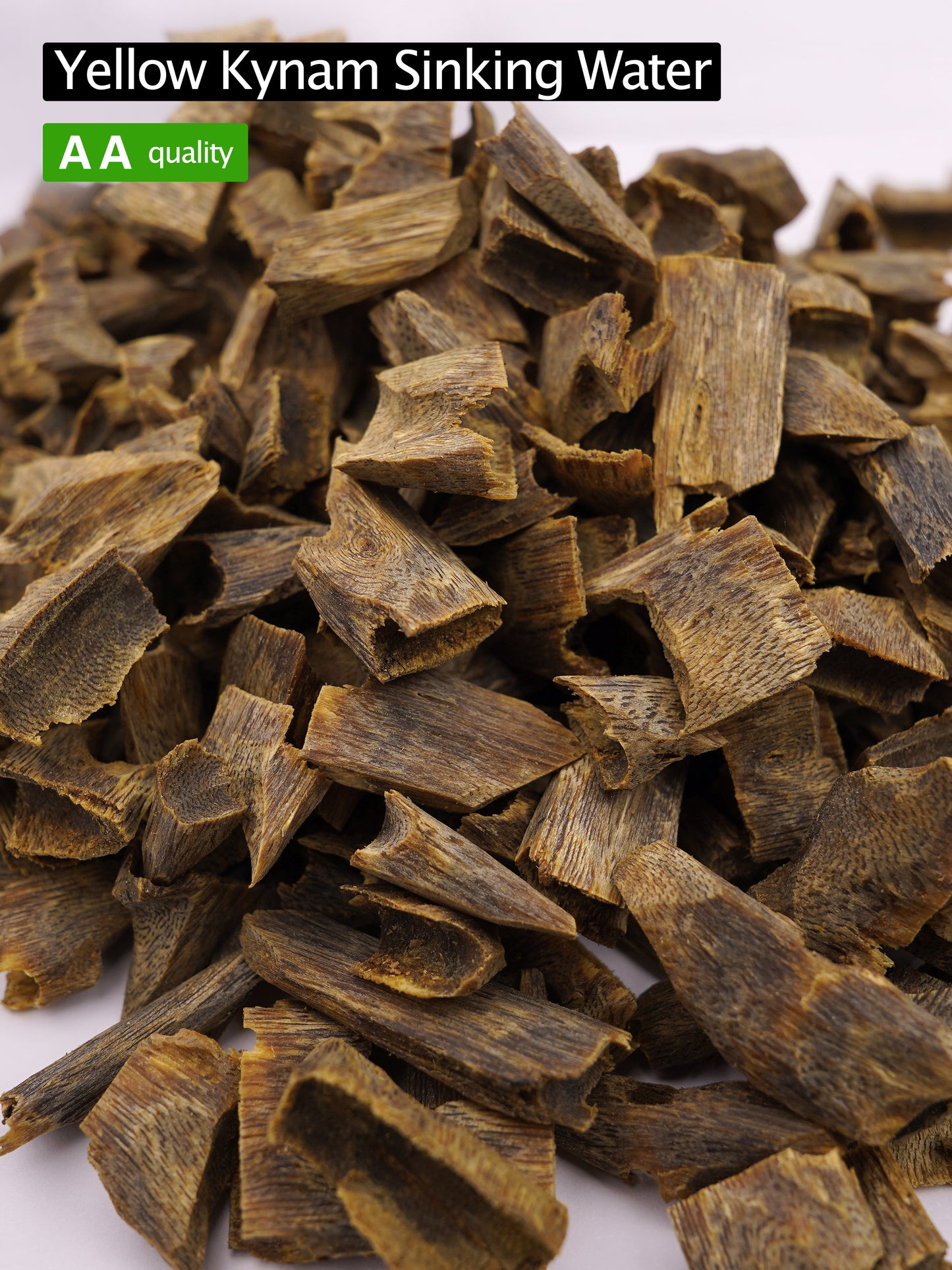 【Yellow Kynam  Agarwood Sinking Water】Kynam logs | Agarwood chips | High oil content | Natural incense | Aromatherapy helps sleep and calms the mind |【EXW】