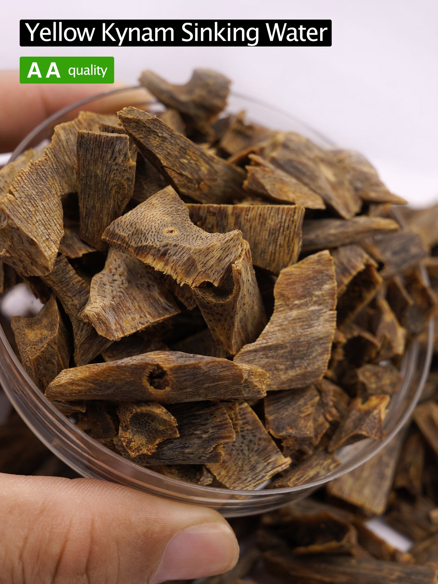 【Yellow Kynam  Agarwood Sinking Water】Kynam logs | Agarwood chips | High oil content | Natural incense | Aromatherapy helps sleep and calms the mind |【EXW】