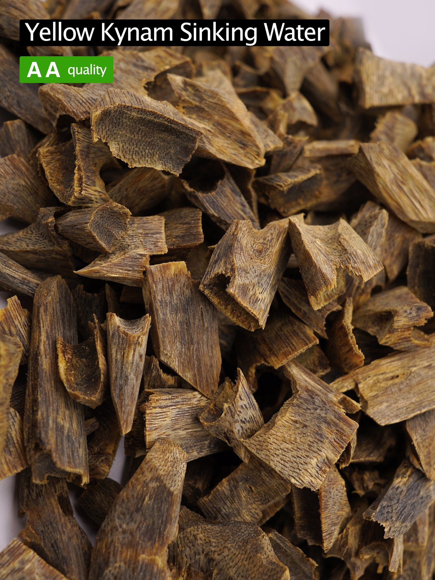 【Yellow Kynam  Agarwood Sinking Water】Kynam logs | Agarwood chips | High oil content | Natural incense | Aromatherapy helps sleep and calms the mind |【EXW】