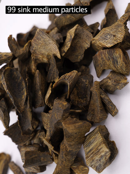 【99 sink medium particles of agarwood】Qinan logs | A quality | Agarwood chips | High oil content | Natural incense | Aromatherapy helps sleep and calms the mind |【EXW】