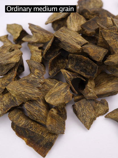 【Ordinary medium grain of agarwood】Qinan raw materials | Agarwood raw materials have high oil content | Rich incense | Remaining fragrance after burning |【EXW】